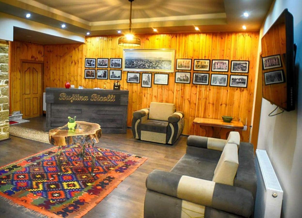 Hotel Bujtina Bicolli Корча Экстерьер фото